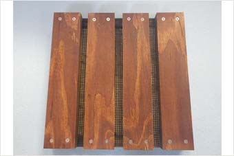 防腐合板を使用した木製遮音壁パネル（反射型・吸音型）