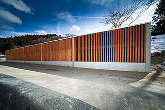 防腐合板を使用した木製遮音壁パネル（反射型・吸音型）