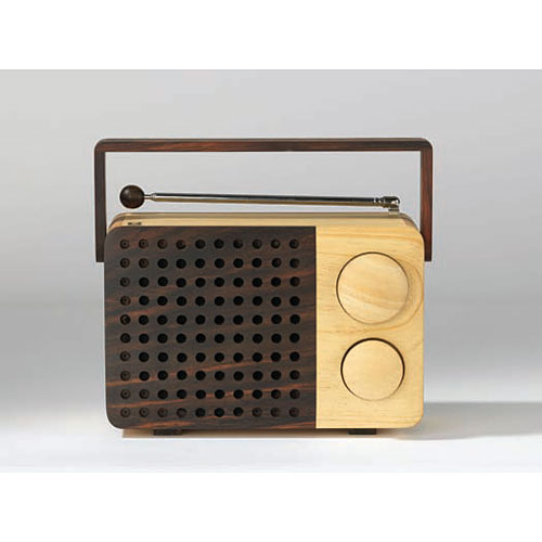 Personal Wooden Radio WR01A-2B