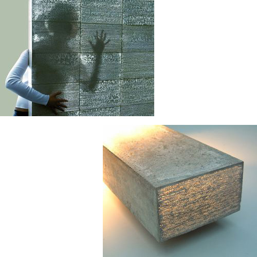 Light-transmitting concrete