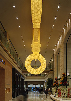 「そごう心斎橋本店 : 和紙ライティングモニュメント」