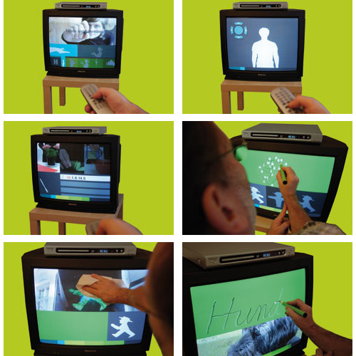 Interactive DVD for the Illiterate