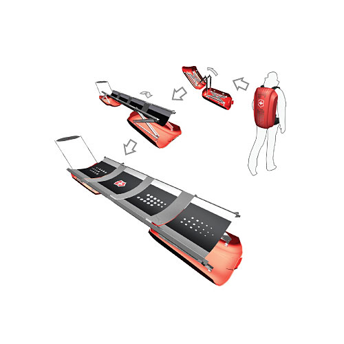 Vite; Collapsible Snow Stretcher