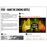 Hank The Singing Bottle