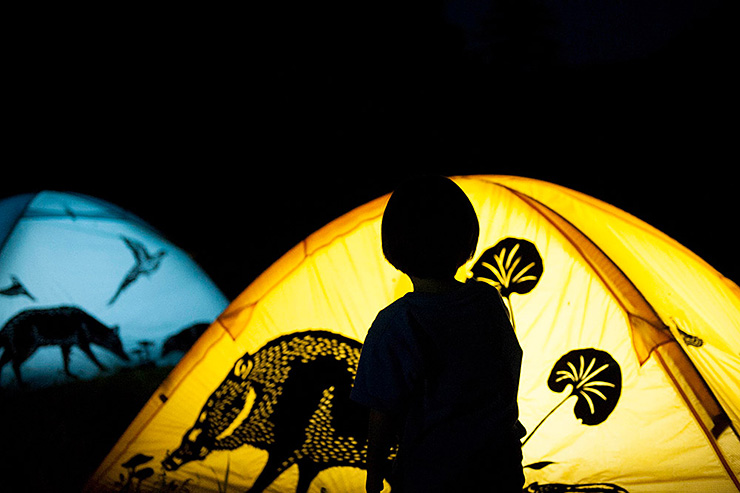 光の森 Light Up Tent