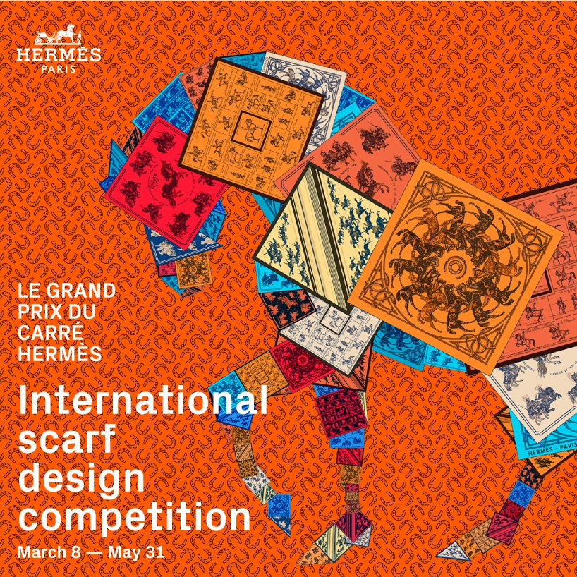 【海外情報】エルメスがスカーフデザインの国際コンペ「LE GRAND PRIX DU CARRÉ HERMÈS」を開催
