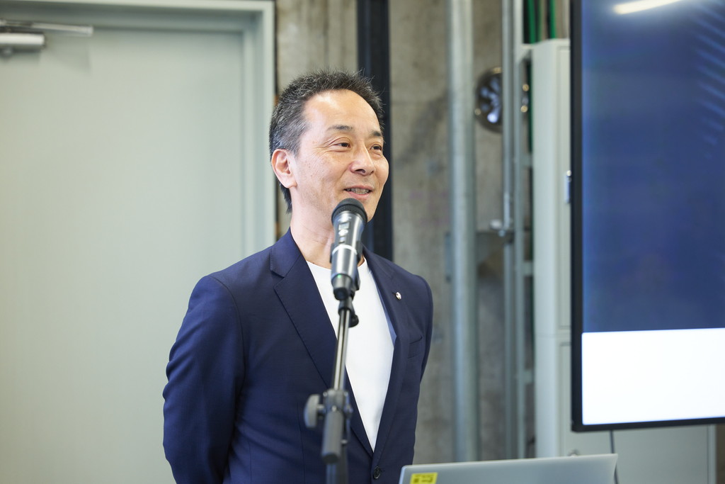 登壇する澤村宏さん