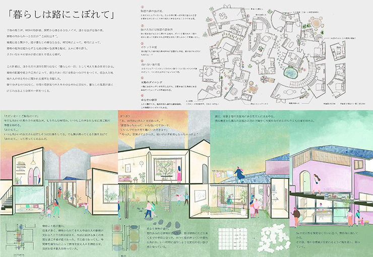 暮らしは路にこぼれて