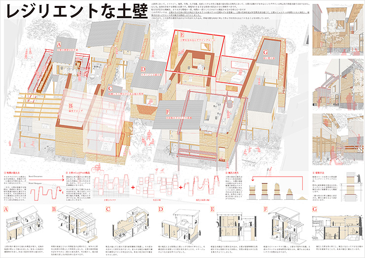 レジリエントな土壁
