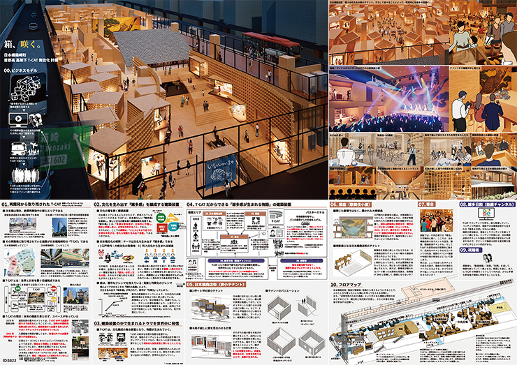 箱、咲く。 ─ 日本橋箱崎町 首都高高架下 T-CAT舞台化計画 ─