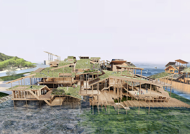 呼吸する海のキャンパス　