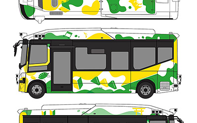 自動運転バスのエクステリア・デザインコンペ